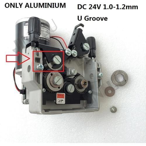 ONLY for Aluminium Wire 76ZY-04 Mig Wire Feeder Motor Feeding Machine DC24 1.0-1.2mm 2.0-21m/Min 1PK MIG MAG Welding Machine