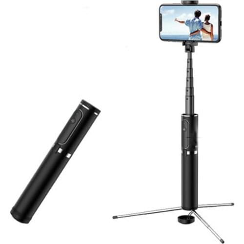 Universal Mini Take Photos Telescopic Rod Remote Control Extendable Bluetooth Tripod Selfie Stick Wired Monopod Phone Holder