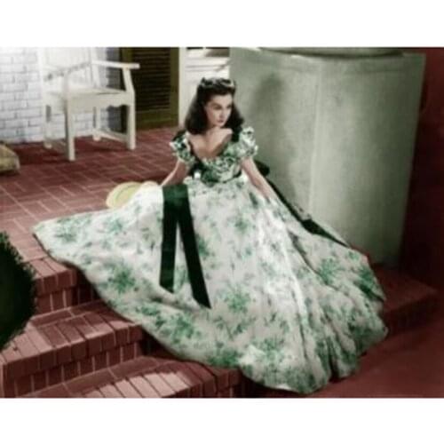 DIY Rhinestone Embroidery Gone With The Wind Movie Poster Full Display Square Cross Stitch Diamond Painting Home Decor GJ7650