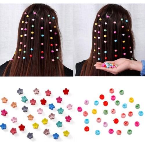 2021 Women Colorful Small Hair Ornament Clips Headband Hairpins Sweet Hair Styles Ponytail Holder Girls Hair Accessories Set New