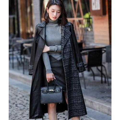 Women Real Sheepskin Coat Genuine Leather Jacket Slim Spring Autumn Korean Fashion Leather Jacket Campera Mujer F18J16067 YY389