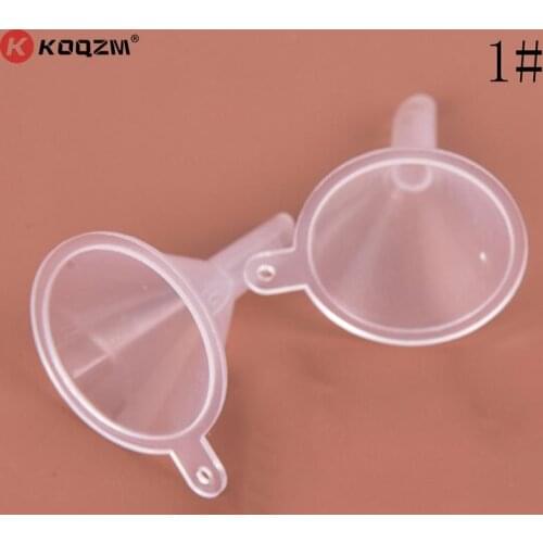 2Pcs/lot New Small Plastic For Perfume Diffuser Bottle Mini Liquid Oil Funnels Lab
