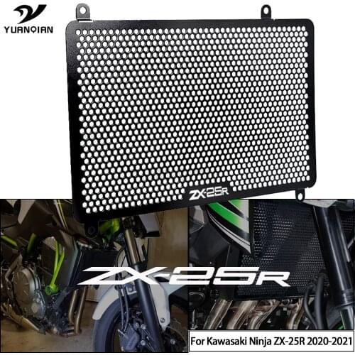 2021 New For Kawasaki Ninja ZX-25R ZX 25R 2020 2021 CNC Motorcycle Radiator Guard Grill Cover Water Tank Cooler Bezel Protector
