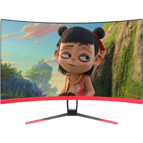 27 32 Inch 1920*1080 2K 75HZ 144hz 250cd/m2 Frameless LED Curved Screen Pc Gaming Monitor