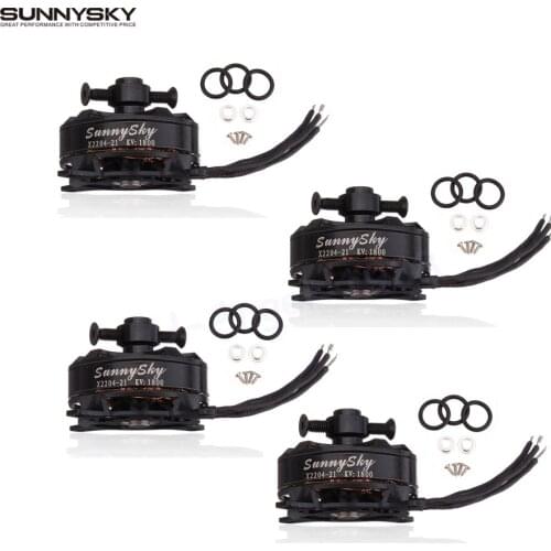 4set/lot Sunnysky X2204 KV1480 KV1800 rc Brushless Motor For RC helicopter Airplane Quadcopter m supernova