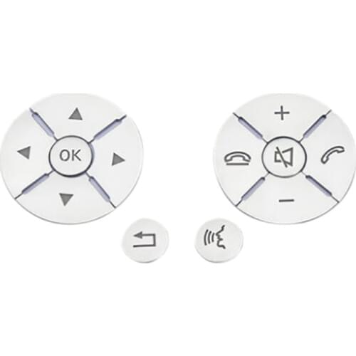 Car Interior Steering Wheel Button Switch Trim Cover Sticker for Mercedes Benz C E S Class W204 W212 W221 GLK X204 C200 C250