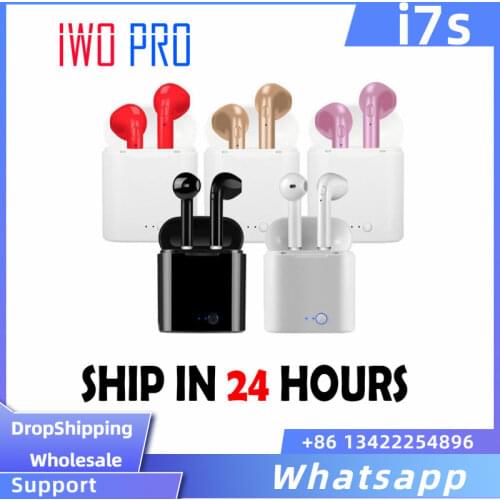I7s Tws Wireless Headphones Bluetooth Earphones Handsfree in ear Sports Headset with Charging Box Mic For Huawei Xiaomi