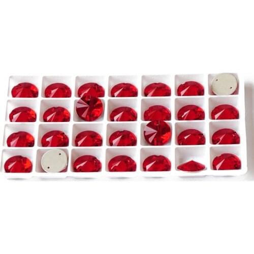 CTPA3bl 3200 Light Siam Color Sew On Rhinestones Flatback Crystal Glass Stones Clothes Jewellery Sewing Rhinestones For Wedding