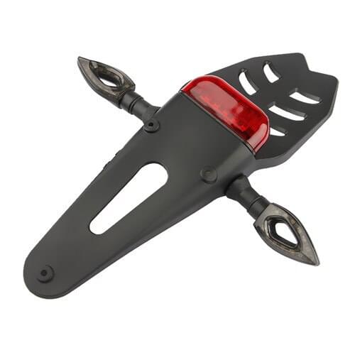 Dirt bike Fender LED Brake Stop Rear Tail Light Turn Signal Light Cafe Racer ATV Dual Sport bike Cruiser Bobber Old School