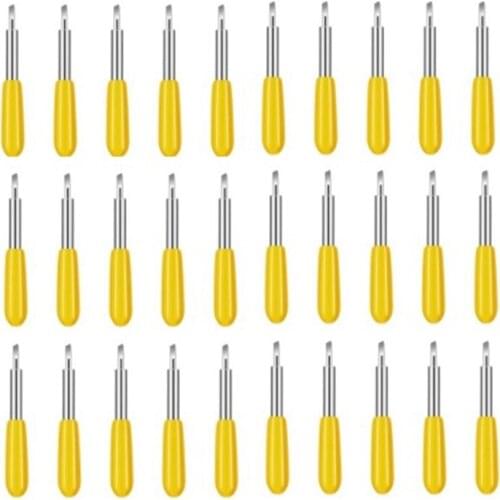 BMBY-30Pcs 30 Degree for Roland Plotter Cutter Knife Blade for Cutting Plotter Blade Milling Cutter Carving Tools