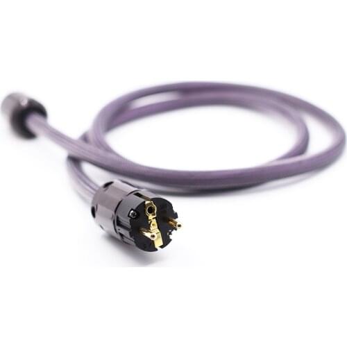 AC313 OFC Power cable with Gold plated Schuko Power connector P079E