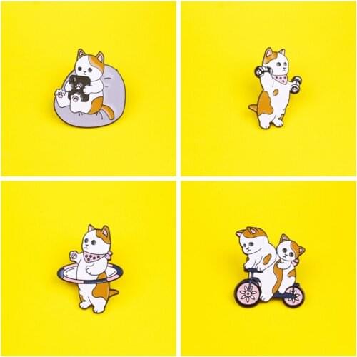 Cute Dog Pin Badges Kawaii Anime Decoration Clothes Lapel Pin Badges Jewelry Gift Accessories Metal Brooches Accessories Icons
