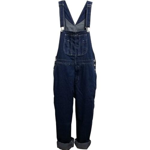 Hot 2020 Mens Plus Size 28-44 46 48 50 Overalls Large Size Huge Denim Bib Pants Fashion Pocket Jumpsuits free shipping