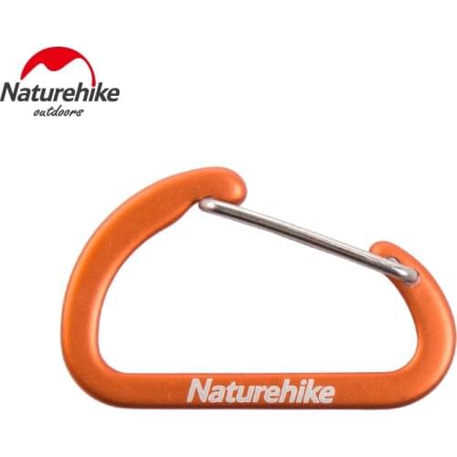Naturehike Outdoor Camping Tent Accesorios Carabiner Fast Suspension D Shape Camping 4cm Aluminum Hook Hook Camping Tent Use