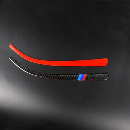 New Carbon Fiber Rearview Mirror Decorative Trim Sticker for BMW 1/2/3/4/3GT/NEW X1