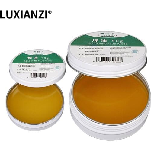 LUXIANZI 10/50g Solder Flux Paste High Purity Soldering Paste Flux for SMD IC PCB BGA Welding Repair Tools No-Clean Pasta Soldar