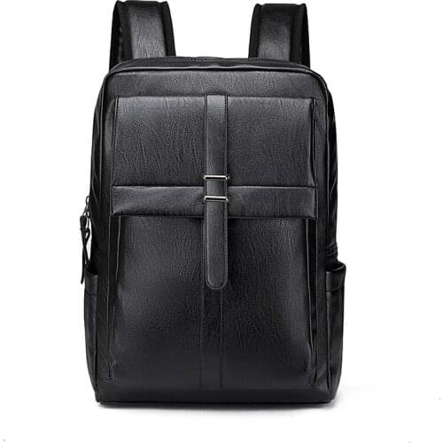 2021 Hot Mens Fashion Backpack Male Travel Backpack Mens Leather Business Bag Large Laptop Shopping Travel Bag