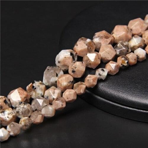 Natural Faceted Jaspers Stone Beads Round Loose Spacer Beads For Handmade DIY Jewelry Making Bracelet Accessories 6 8 10MM