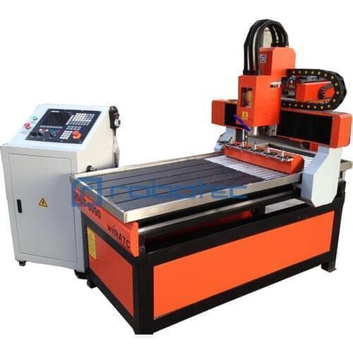 ROBOTEC 4 axis cnc milling machine/woodworking cnc 6090 1212/wood cnc router with 1.5kw 2.2kw water cooling spindle