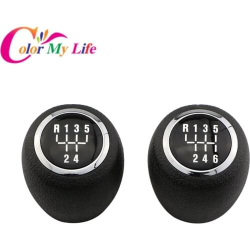 Color My Life MT Car Gear Head Shift Knob Shift Knob Fit for Chevrolet Chevy Cruze Sedan Hatchback 2008 - 2015 Car Parts
