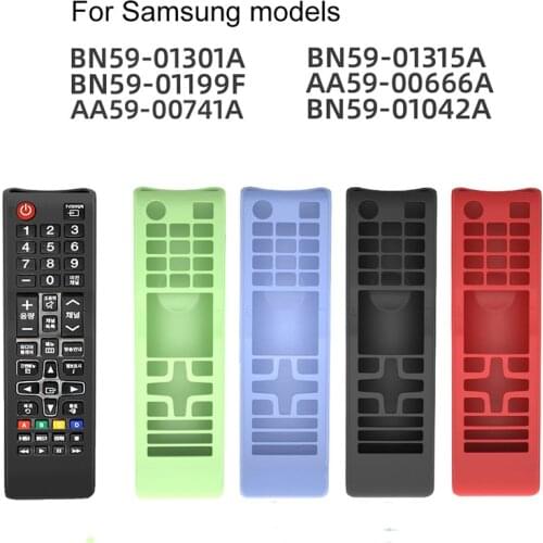 Silicone TV Remote Control Protector Case Cover Skin for Samsung BN59 -01199F AA59-00602A AA59-00666A AA59-00785A AA59-00741A