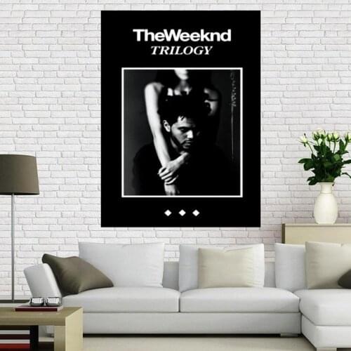 The Weeknd Trilogy Music Canvas Paintings Posters and Prints Cuadros Wall Art Pictures for Living Room Home Decoration Unframed