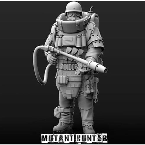 1/24 Scale Unpainted Resin Figure Mutant hunter collection figure