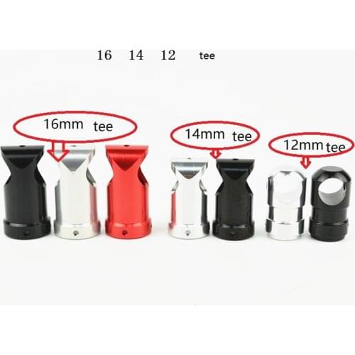 2PCS Aluminum alloy D12mm14mm 16mm 18mm 20mm carbon fiber tube tripod joint for multi-axis plant agriculturaluav