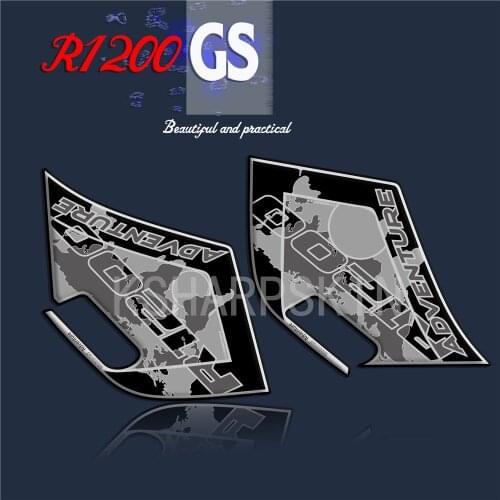 3D Gel Sticker Motorcycle Waterproof Side Sticker Fuel Tank Knee Protector for BMW R1200GS Adventure R1200 gs adv 2006-2013