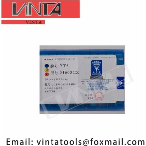 Free shipping high quality 20pcs/lots 31603CZ YG6/ YG8/ YW1/ YW2/ YT5/ YT14/ YT15 cnc carbide welding inserts