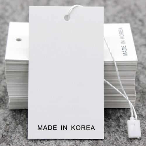 Free shipping customized clothing paper hang tag/garment printed tags/dress t-shirt printed labels/gift packing labels card