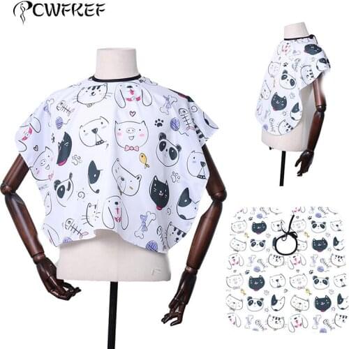 Kid Cartoon Dressing Cape Salon Gown Cover Barber Hairdresser Hair Cut Cloth Hairdresser Hair Styling Tools Waterproof Cloth