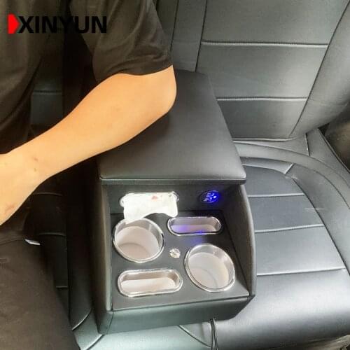 FOR SUBARU PLEO Sambar SUMO WRX XV Trezia Libero Rear handrail box mobile phone charging USB LED Put paper towels