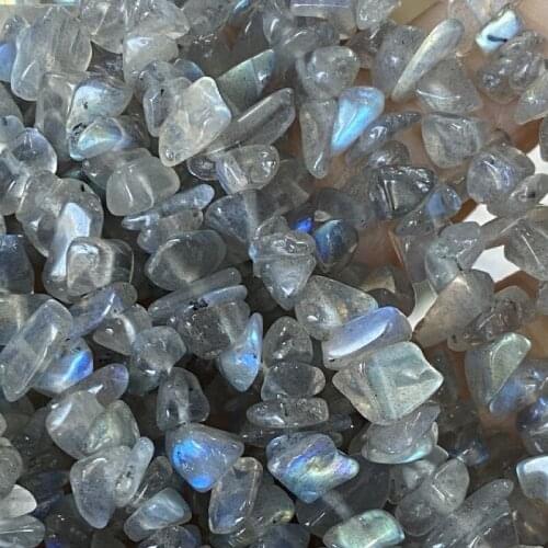 ICNWAY 38cm Raw Gemstone 7-10mm Prehnite Tourmaline Morganite Aquamarine Strawberry crystal labradorite for Jewelry Making