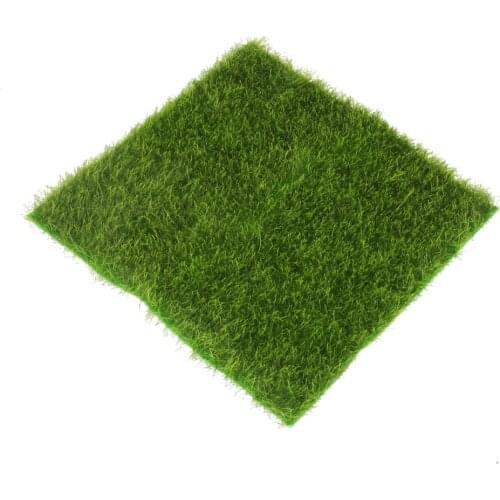 PVC Fake Real Touch Moss Lawns Grass Dollhouse Bonsai Crafts Plant Ornament