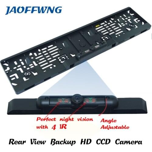 Promotion Crazy Sell ,IR Night Vision rear view camera European License Plate Backup Parking camera, Free Shipping