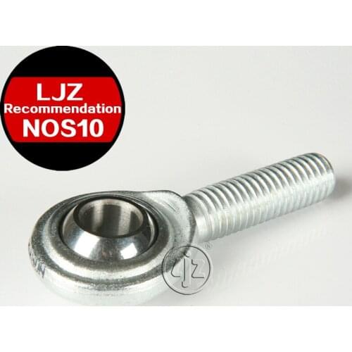 Steel to steel Mantenance free rod ends Bearings M10*1.5 Right and Left hand thread 10mm bore 1 Pieces/lot