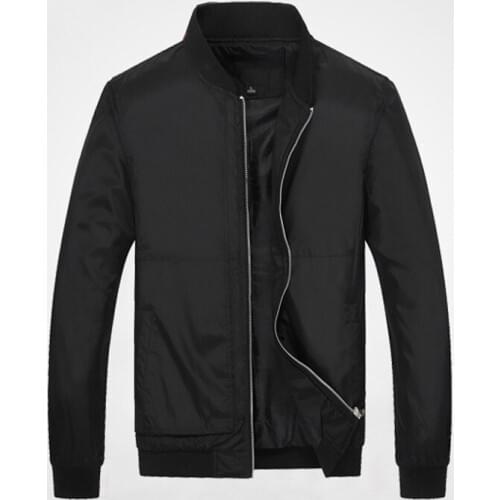 Men Jacket Male Casual Slim Fit Mandarin Collar Solid Jackets M-4XL Brand New 2019 Mens Fashion Overcoat Clothing