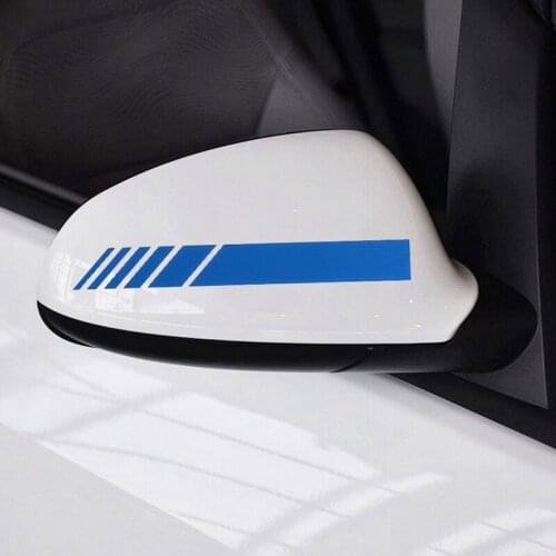 2pcs Rear View Mirror Stickers Car Styling for Hyundai ix35 iX45 iX25 i20 i30 Sonata,Verna,Solaris,Elantra,Accent,Veracruz,Mistr