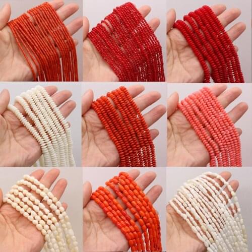 Natural Coral Beads Different Shapes Mix-Color Coral Loose Exquisite Beaded For Jewelry Making DIY Bracelet Necklace Accessories
