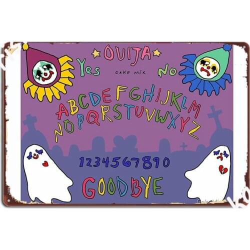 New Ouija Metal Sign Wall Cave Living Room Painting Décor Decoration Tin Sign Poster