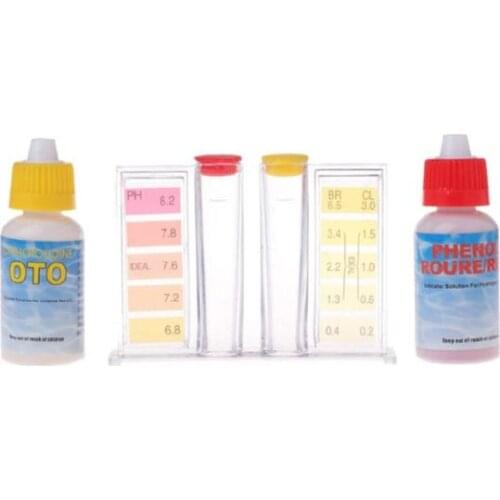 PH Water Quality Test Set Chlorine Hydroponics Testing Swimming Pool Aquarium 85DA