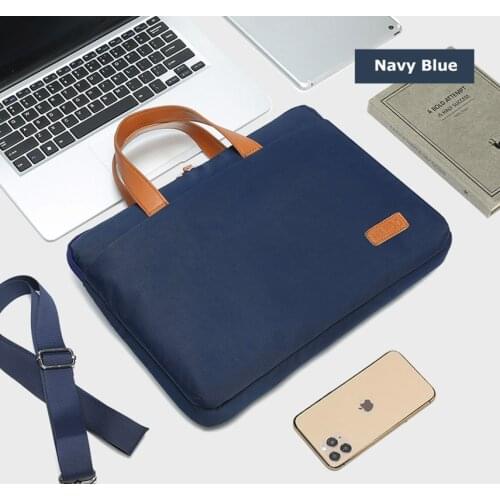 Portable Cross-body Light Thin Laptop Bag For MacBook Air 13 Case Xiaomi Dell For 13.3 14 15.6-Inch Laptop Business Laptop Case