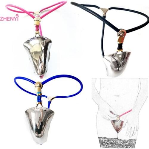 Stealth Male Chastity Belt Stainless Steel Chastity Cages Adjustable Penis Lock Cage Adult Game Penis Restraint Device