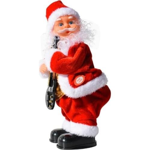 Christmas Twist buttocks music electric Santa Claus decorations Santa Claus doll childrens toys gift