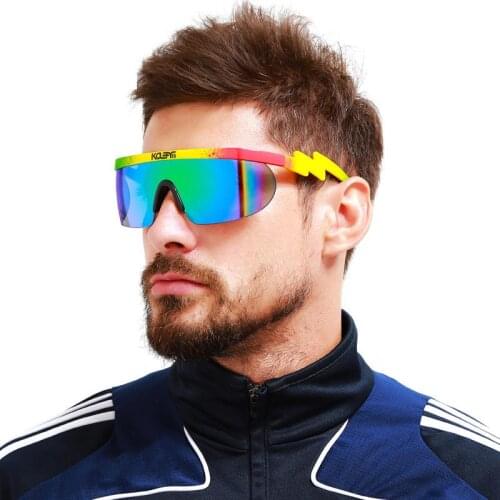 TEENYOUN 2020 Men Sunglasses Sport Women Fashion Windproof Goggle Outdoor Sun Glasses With Case Eyewear Oculos De Sol