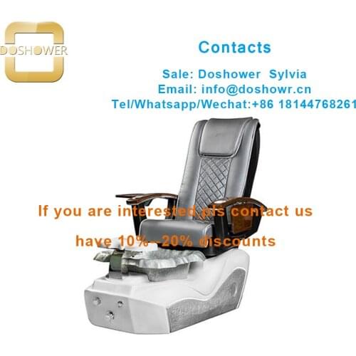 Pedicure spa chair wholesale with acrylic powder color for pipeless pedicure chair