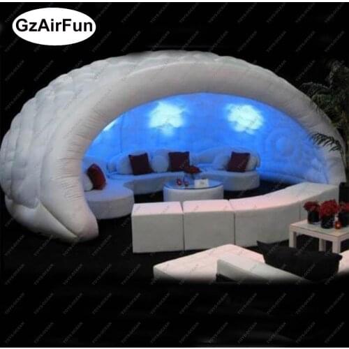 LED lighting party stage cover inflatable trade show tent outdoor dome tents