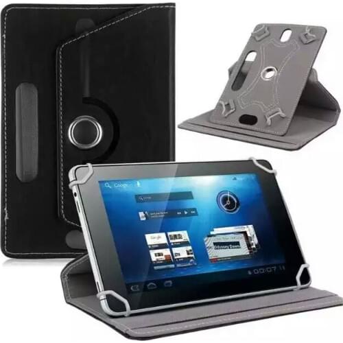 For DEXP Ursus E210 E110 M110 M210 P210 P310 H110 P510 N410 10.1" 360 Degree Rotating Universal Tablet PU Leather cover case