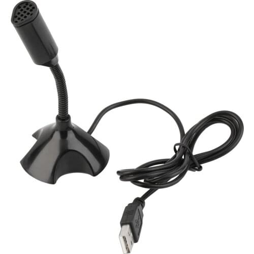 2021 NEW Universal USB Stand Mini Microphone Desktop Microphones MicFor PC Desktop Laptop Notebook Macbook Speech Wholesale